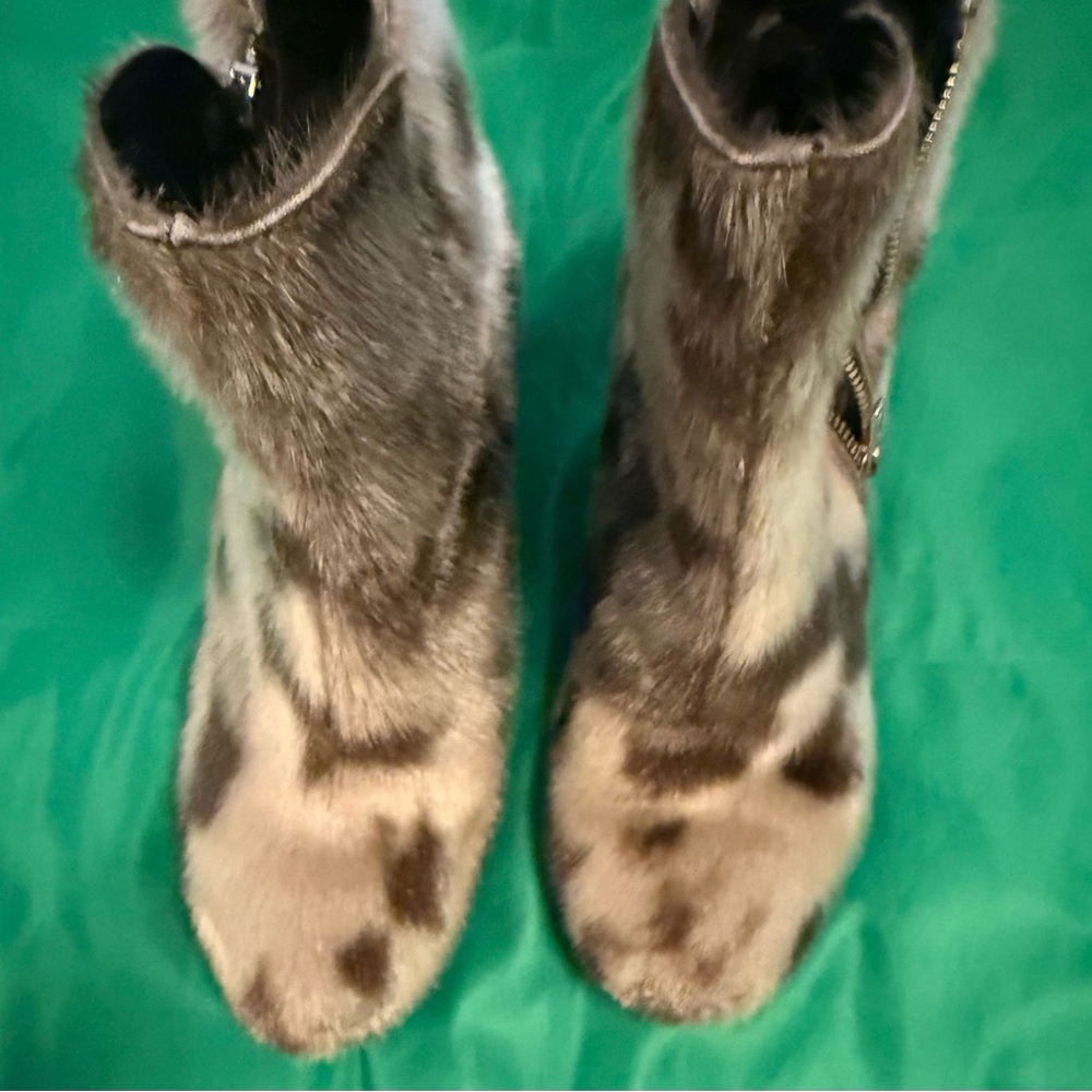 Alfred Brown seal skin Boots